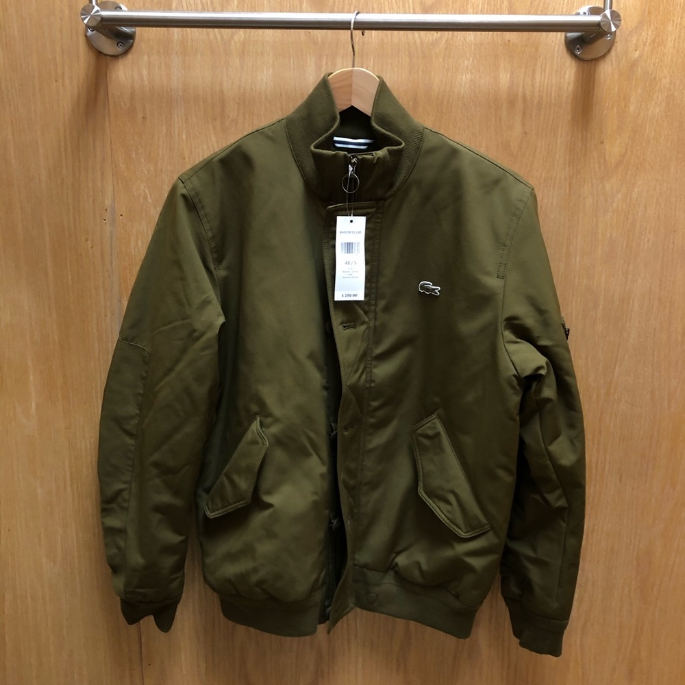 New AUTHENTIC MENS LACOSTE BOMBER JACKET WITH TAGS